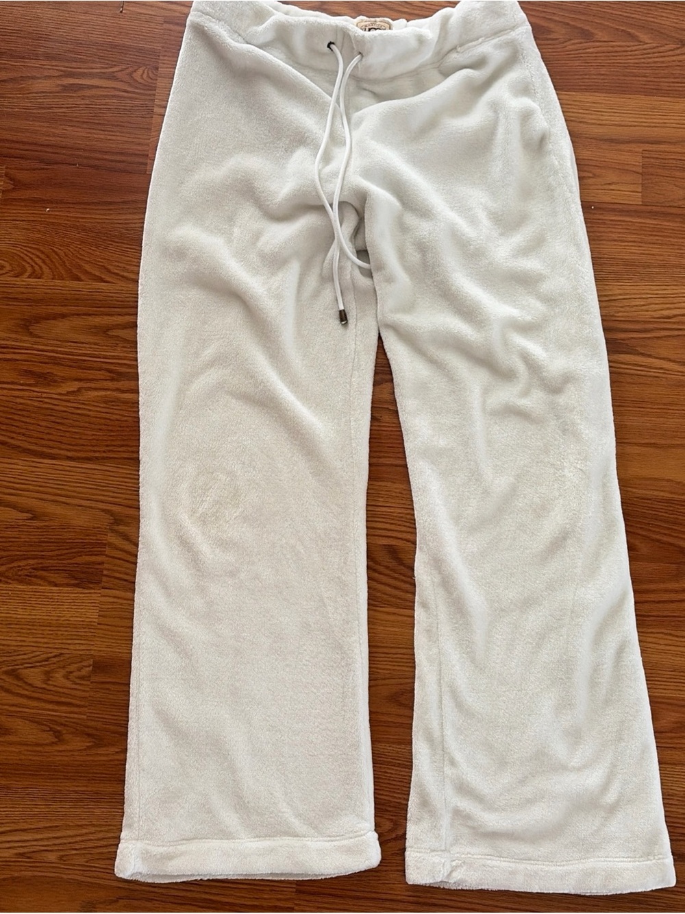 Ugg plush Cozy White Plush Lounge Pants sweatpants size large